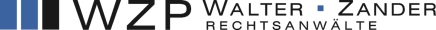 Logo WZP - Walter Zander Rechtsanwälte